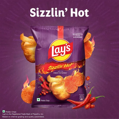 Lay's Sizzling Hot Potato Chips