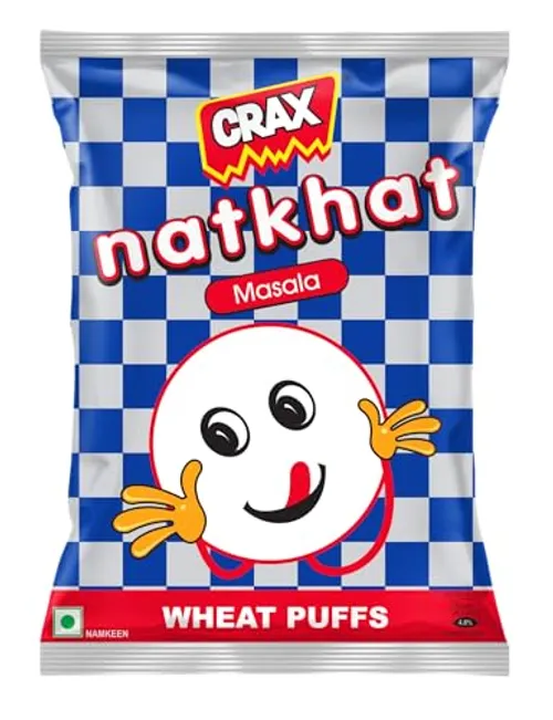Crax Natkhat Masala Wheat Puffs Snacks