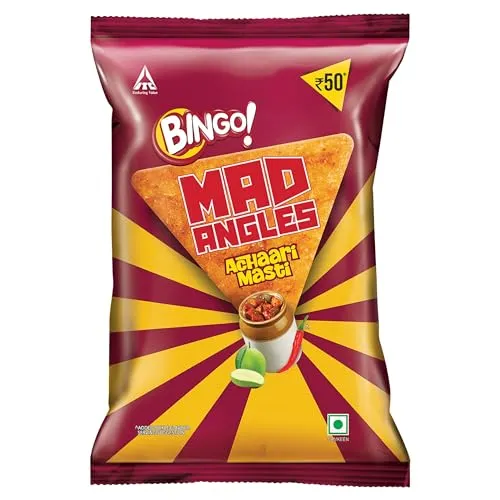 Bingo Mad Angles Achaari Masti Crisps / Chips