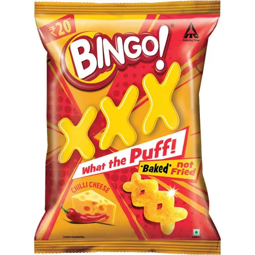Bingo! Chilli Cheese Baked Puff Snacks