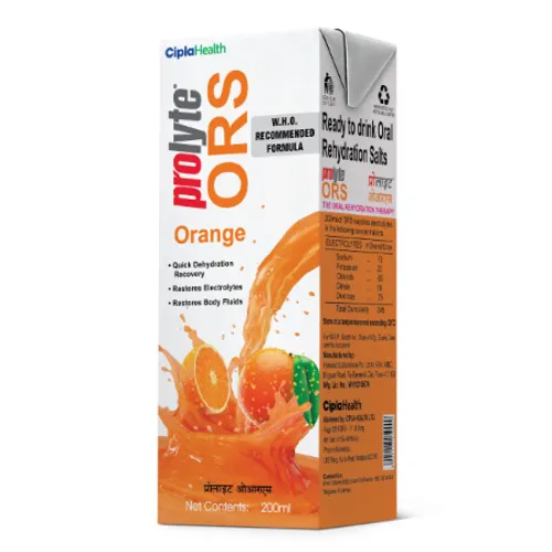Cipla Recharge ORS – Orange Flavour
