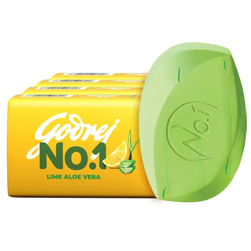 Godrej No.1 Lime & Aloe Vera Soap (5 x 100 g)