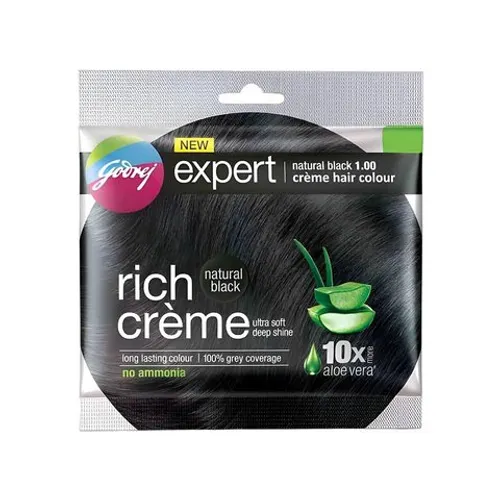 Godrej Expert Hair Colour for Women & Men (Natural Black)
