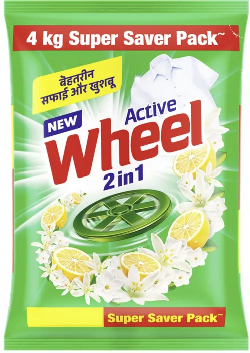 Wheel Active 2 in 1 Detergent Powder
