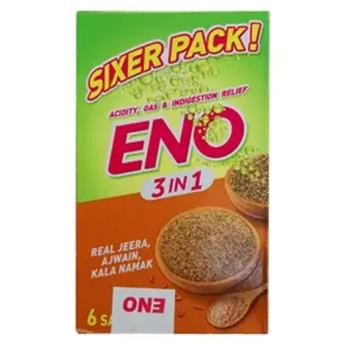 ENO Fruit Salt Real Jeera & Ajwain Sixer Pack